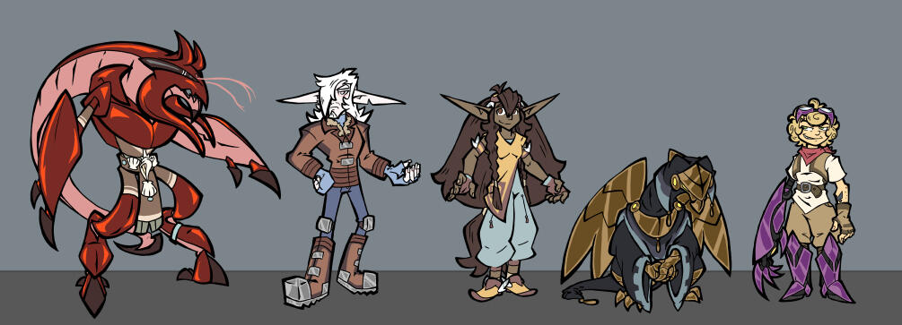 Dragon Sparks - Characters 01