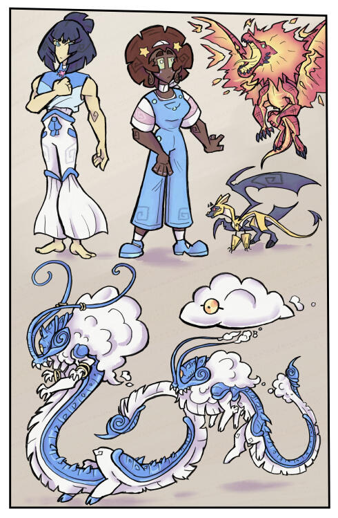 Within the Blue - Characters 01